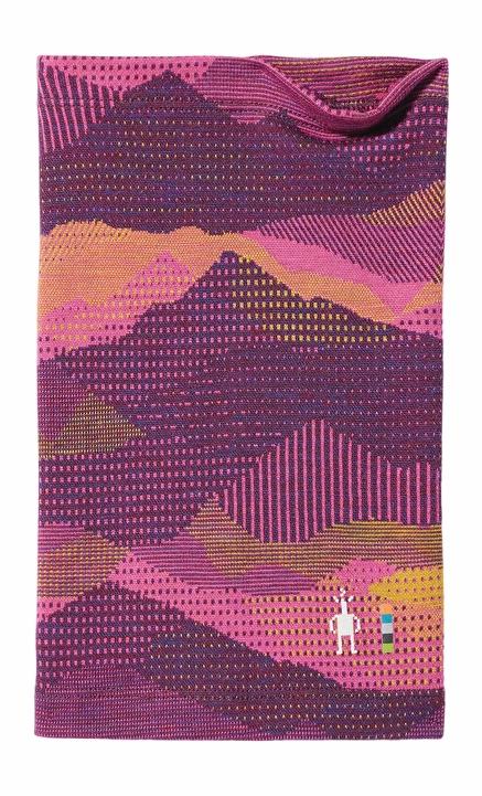 Cache-Cou Smartwool Kids Thermal Merino Neck Gaiter Purple Iris Mtn Scape (L/XL)
