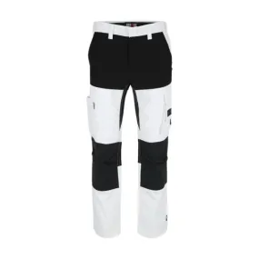Pantalon de Travail Herock Hector Blanc/Noir