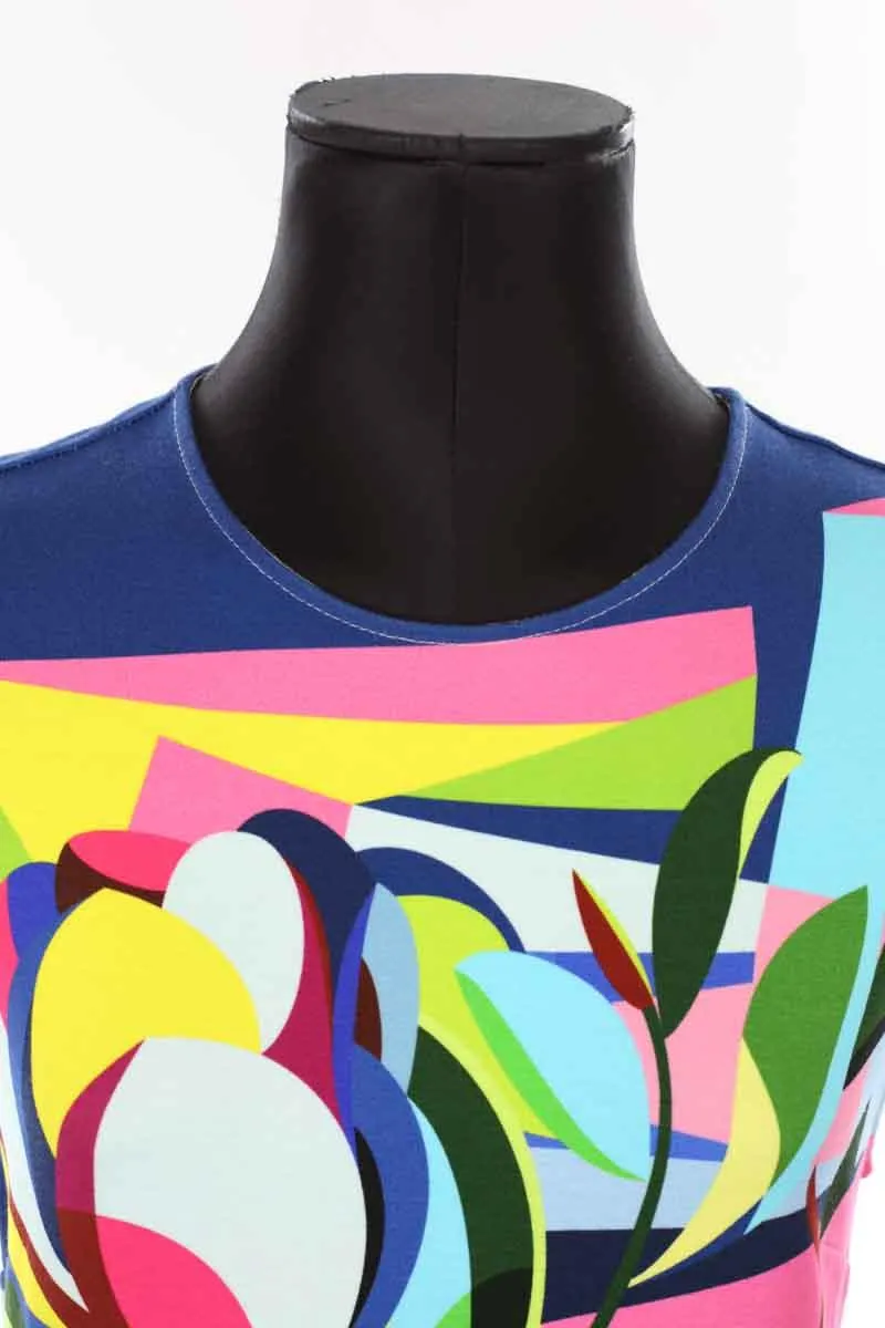 Robe multicolore
